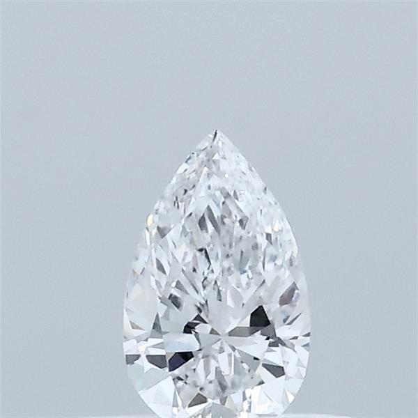 0.33 Carat Pear Lab Grown Diamond, Very Good Polish, D Color, VVS2 Clarity