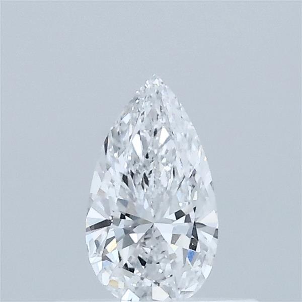 0.33 Carat Pear Lab Grown Diamond, Very Good Polish, D Color, VVS2 Clarity