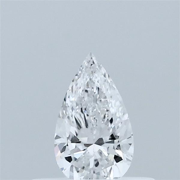 0.33 Carat Pear Lab Grown Diamond, Very Good Polish, D Color, VVS2 Clarity