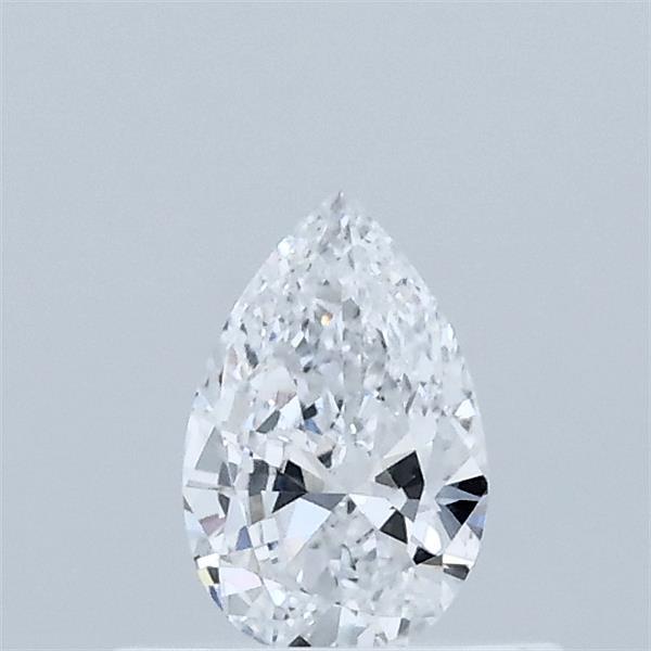 0.33 Carat Pear Lab Grown Diamond, Very Good Polish, D Color, VVS2 Clarity