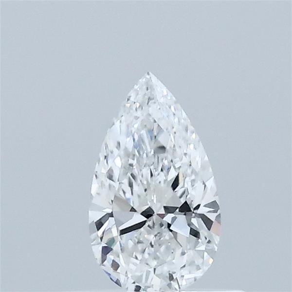 0.34 Carat Pear Lab Grown Diamond, Very Good Polish, D Color, VVS2 Clarity