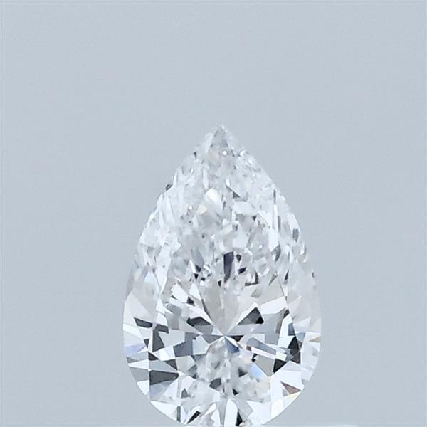 0.34 Carat Pear Lab Grown Diamond, Very Good Polish, D Color, VVS2 Clarity