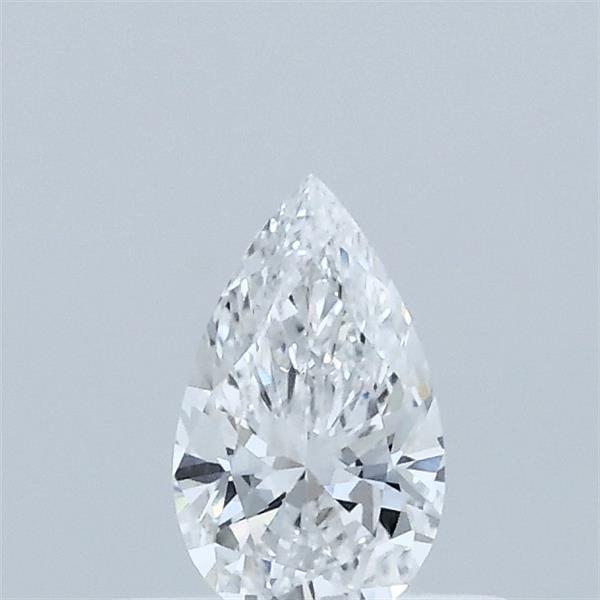 0.34 Carat Pear Lab Grown Diamond, Very Good Polish, D Color, VVS2 Clarity