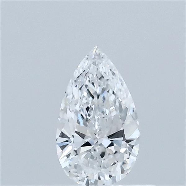 0.34 Carat Pear Lab Grown Diamond, Very Good Polish, D Color, VVS2 Clarity