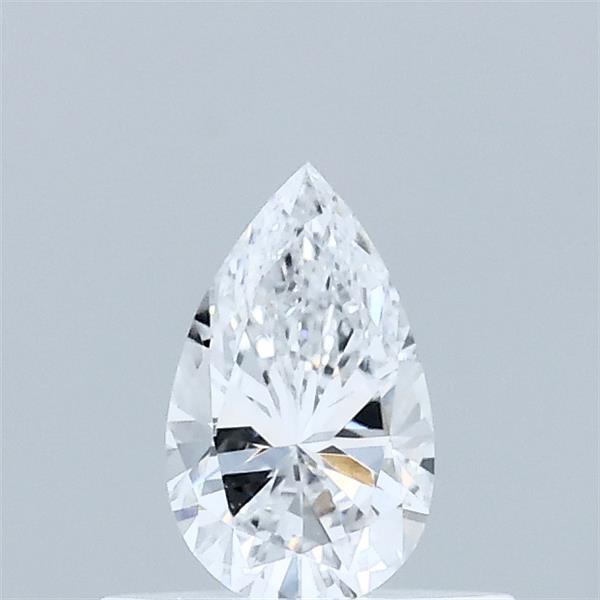 0.34 Carat Pear Lab Grown Diamond, Very Good Polish, D Color, VVS2 Clarity
