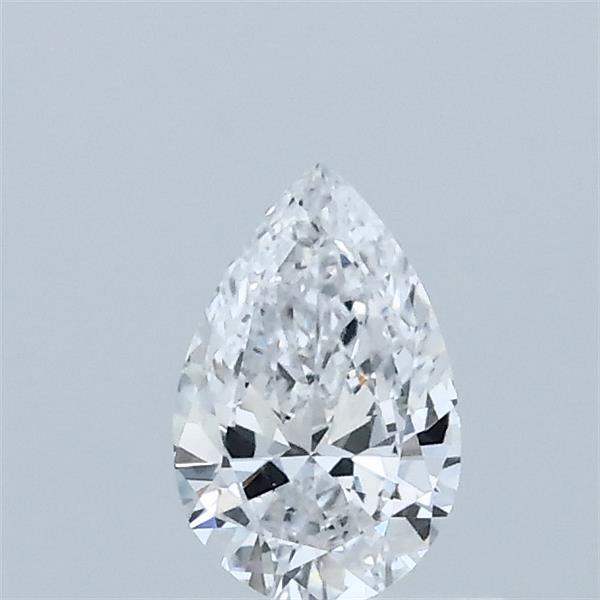 0.34 Carat Pear Lab Grown Diamond, Very Good Polish, D Color, VVS2 Clarity
