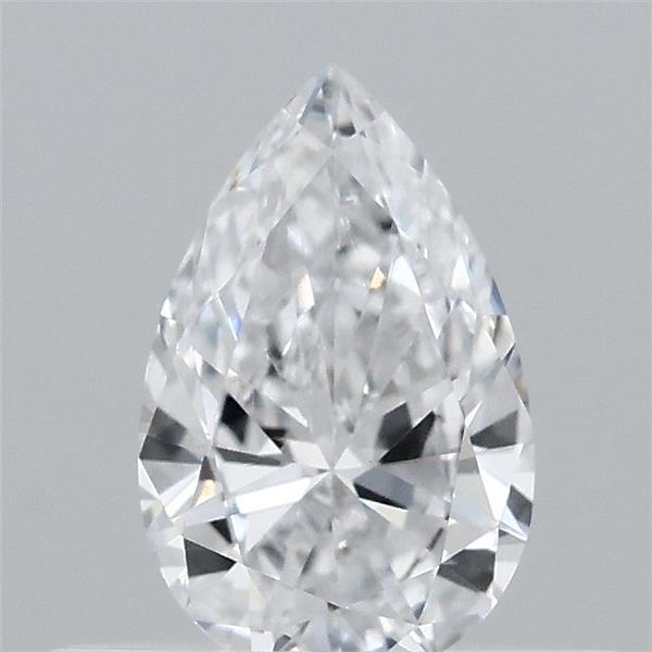 0.34 Carat Pear Lab Grown Diamond, Very Good Polish, D Color, VVS2 Clarity
