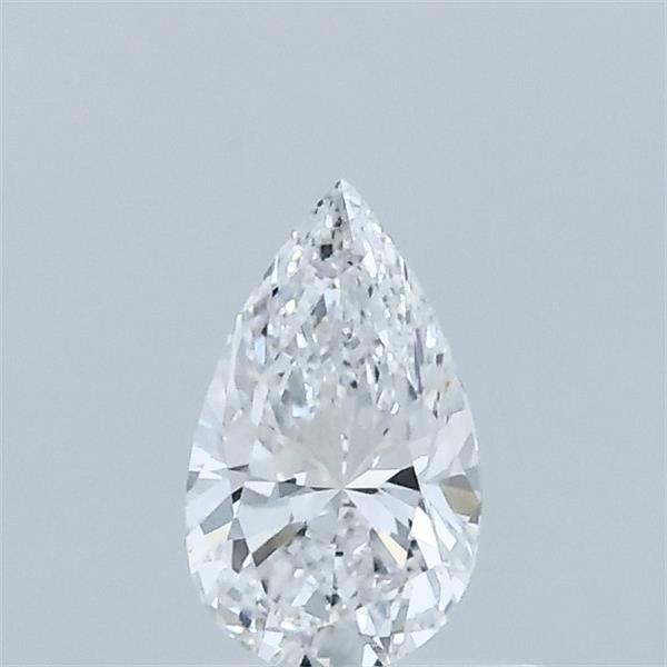0.34 Carat Pear Lab Grown Diamond, Very Good Polish, E Color, VVS2 Clarity