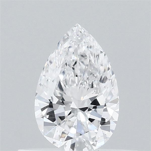 0.35 Carat Pear Lab Grown Diamond, Very Good Polish, D Color, VVS1 Clarity