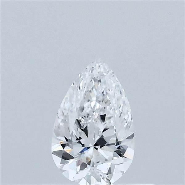 0.35 Carat Pear Lab Grown Diamond, Very Good Polish, D Color, VVS2 Clarity