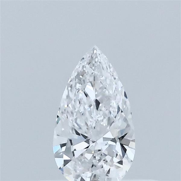 0.35 Carat Pear Lab Grown Diamond, Very Good Polish, D Color, VVS2 Clarity