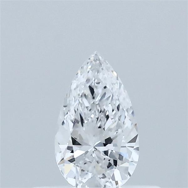 0.35 Carat Pear Lab Grown Diamond, Very Good Polish, D Color, VVS2 Clarity