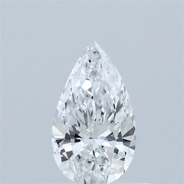 0.35 Carat Pear Lab Grown Diamond, Very Good Polish, D Color, VVS2 Clarity