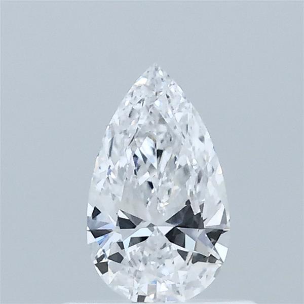 0.35 Carat Pear Lab Grown Diamond, Very Good Polish, D Color, VVS2 Clarity