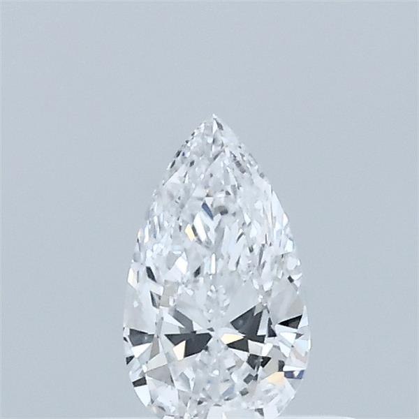 0.35 Carat Pear Lab Grown Diamond, Very Good Polish, D Color, VVS2 Clarity