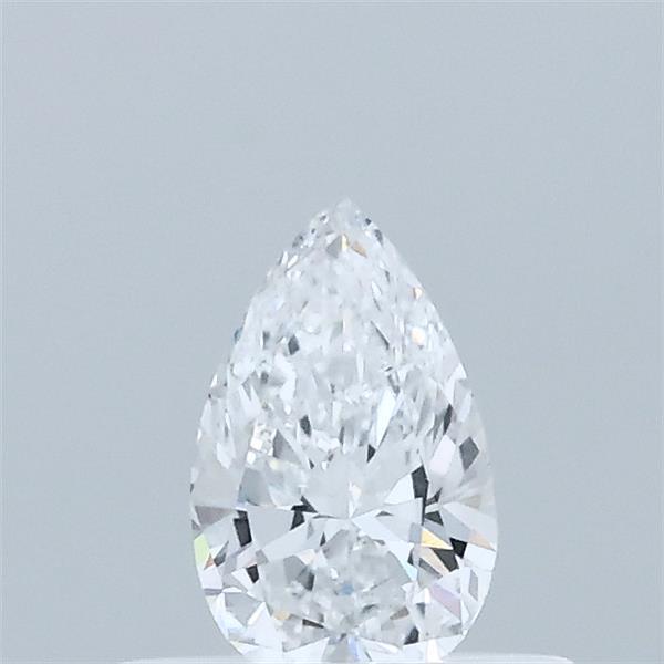 0.35 Carat Pear Lab Grown Diamond, Very Good Polish, D Color, VVS2 Clarity
