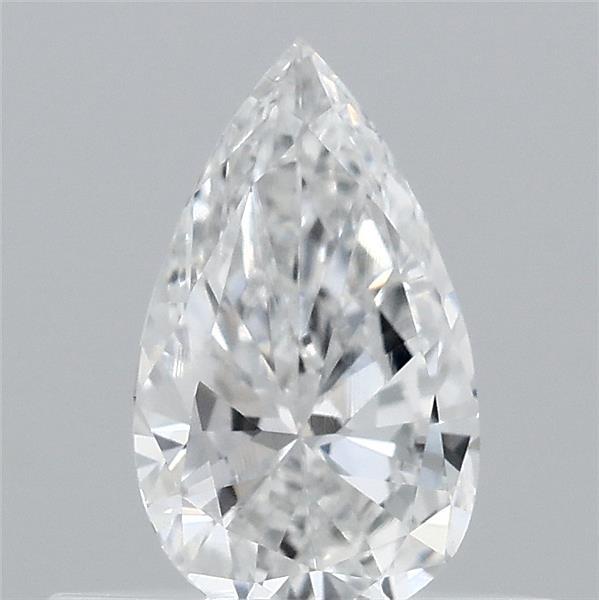 0.35 Carat Pear Lab Grown Diamond, Very Good Polish, E Color, VVS2 Clarity