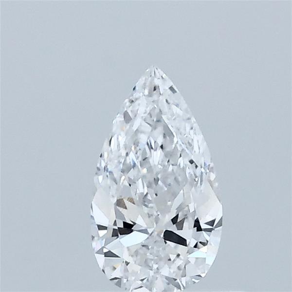 0.36 Carat Pear Lab Grown Diamond, Very Good Polish, D Color, VVS2 Clarity
