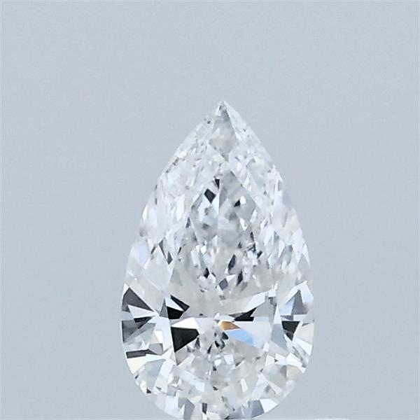 0.36 Carat Pear Lab Grown Diamond, Very Good Polish, D Color, VVS2 Clarity