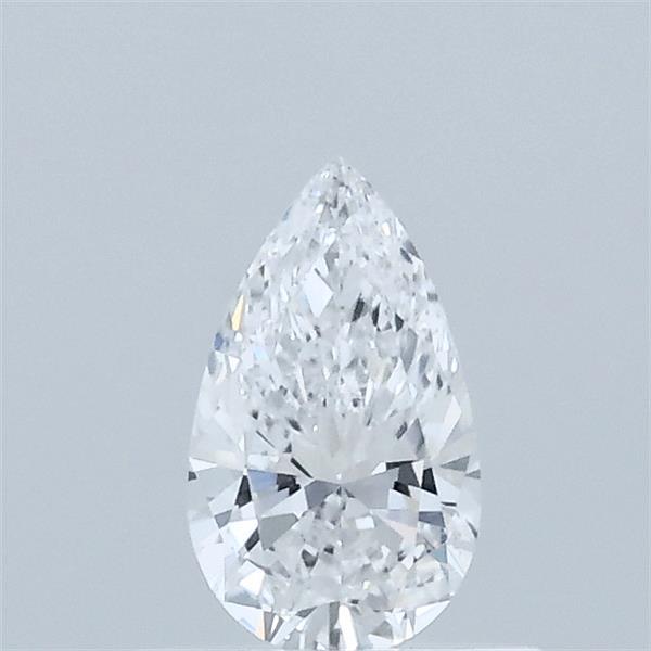 0.36 Carat Pear Lab Grown Diamond, Very Good Polish, D Color, VVS2 Clarity