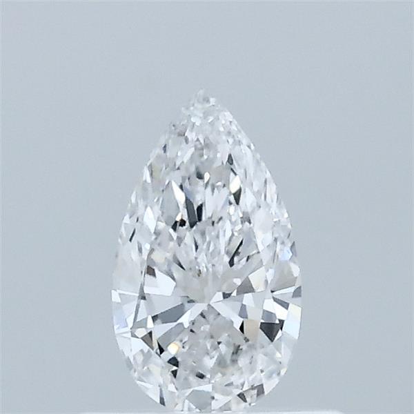 0.36 Carat Pear Lab Grown Diamond, Very Good Polish, D Color, VVS2 Clarity
