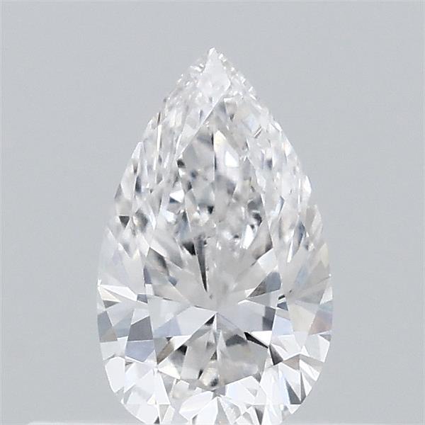 0.36 Carat Pear Lab Grown Diamond, Very Good Polish, D Color, VVS2 Clarity