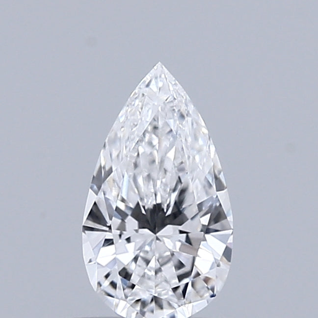 0.36 Carat Pear Lab Grown Diamond, Very Good Polish, E Color, VVS2 Clarity
