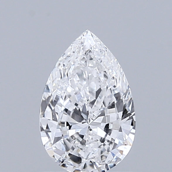 0.37 Carat Pear Lab Grown Diamond, Very Good Polish, D Color, VS1 Clarity