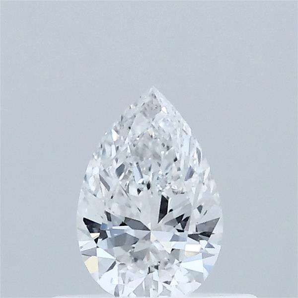 0.37 Carat Pear Lab Grown Diamond, Very Good Polish, D Color, VVS2 Clarity