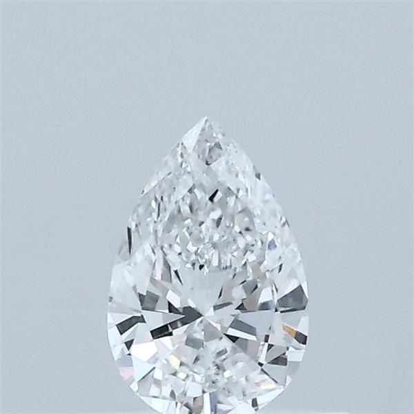 0.37 Carat Pear Lab Grown Diamond, Very Good Polish, D Color, VVS2 Clarity