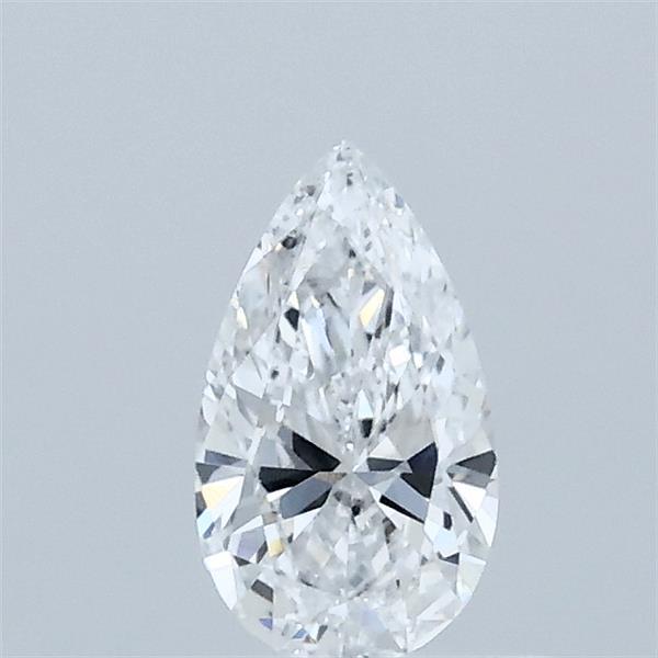 0.37 Carat Pear Lab Grown Diamond, Very Good Polish, D Color, VVS2 Clarity
