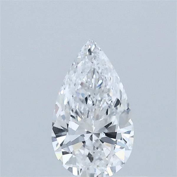 0.37 Carat Pear Lab Grown Diamond, Very Good Polish, D Color, VVS2 Clarity