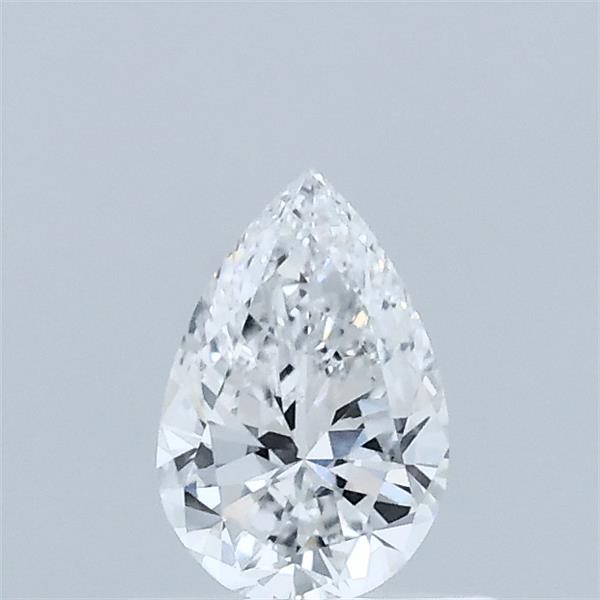 0.37 Carat Pear Lab Grown Diamond, Very Good Polish, D Color, VVS2 Clarity