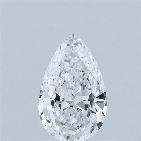 0.37 Carat Pear Lab Grown Diamond, Very Good Polish, D Color, VVS2 Clarity