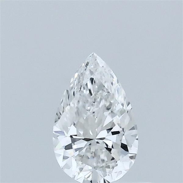 0.37 Carat Pear Lab Grown Diamond, Very Good Polish, E Color, VVS2 Clarity