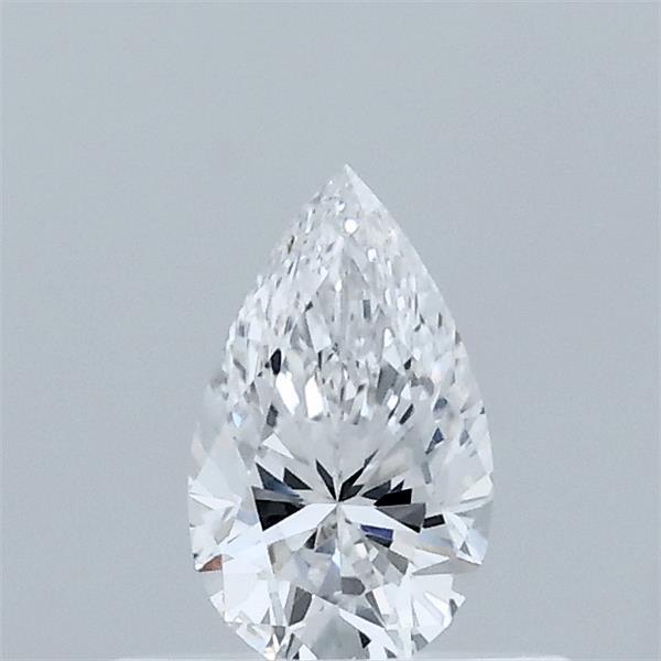 0.38 Carat Pear Lab Grown Diamond, Very Good Polish, D Color, VVS2 Clarity