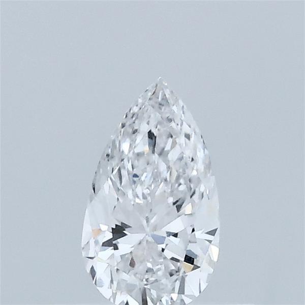0.38 Carat Pear Lab Grown Diamond, Very Good Polish, D Color, VVS2 Clarity