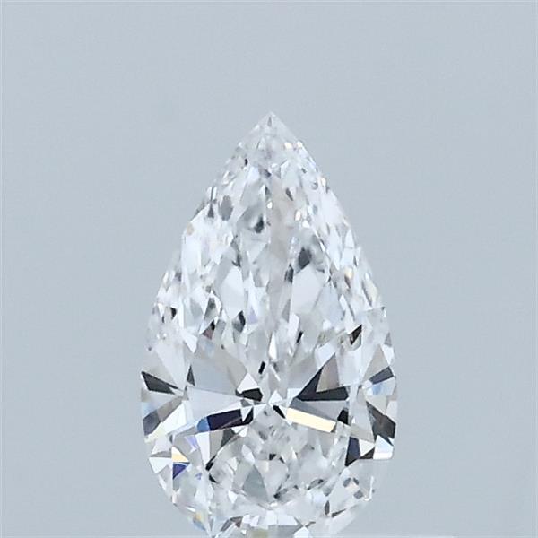 0.38 Carat Pear Lab Grown Diamond, Very Good Polish, D Color, VVS2 Clarity