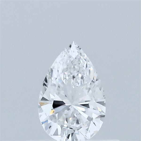 0.38 Carat Pear Lab Grown Diamond, Very Good Polish, D Color, VVS2 Clarity