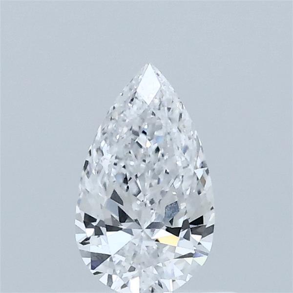 0.38 Carat Pear Lab Grown Diamond, Very Good Polish, D Color, VVS2 Clarity