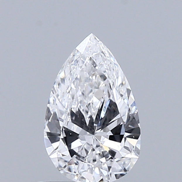 0.38 Carat Pear Lab Grown Diamond, Very Good Polish, E Color, VVS2 Clarity