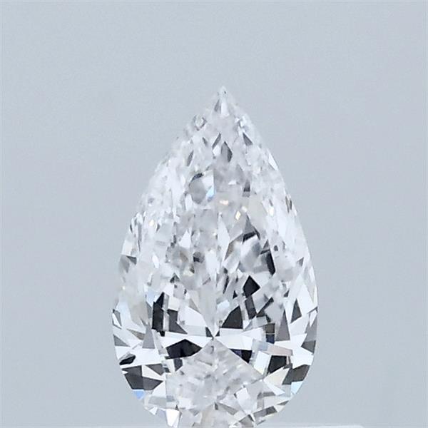 0.39 Carat Pear Lab Grown Diamond, Very Good Polish, D Color, VVS2 Clarity