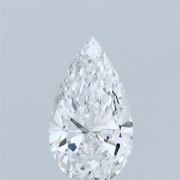 0.39 Carat Pear Lab Grown Diamond, Very Good Polish, D Color, VVS2 Clarity