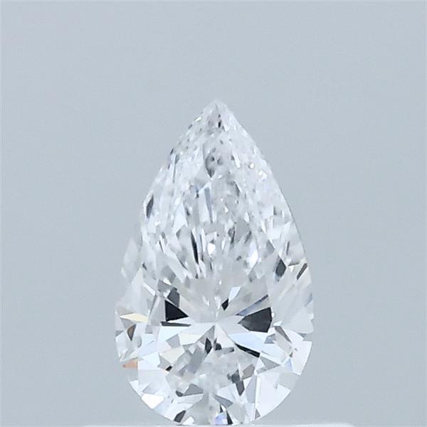 0.39 Carat Pear Lab Grown Diamond, Very Good Polish, D Color, VVS2 Clarity