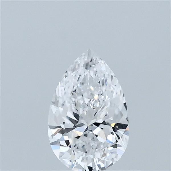 0.39 Carat Pear Lab Grown Diamond, Very Good Polish, D Color, VVS2 Clarity