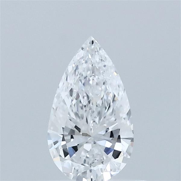0.39 Carat Pear Lab Grown Diamond, Very Good Polish, D Color, VVS2 Clarity