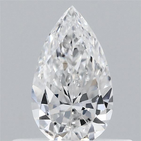 0.39 Carat Pear Lab Grown Diamond, Very Good Polish, E Color, VVS2 Clarity
