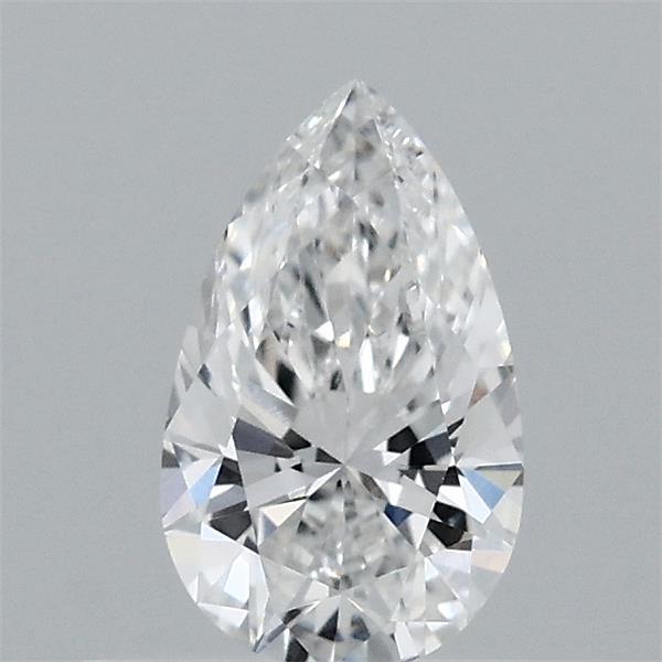 0.39 Carat Pear Lab Grown Diamond, Very Good Polish, E Color, VVS2 Clarity