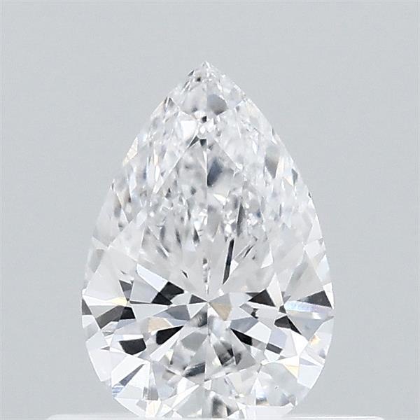 0.42 Carat Pear Lab Grown Diamond, Very Good Polish, D Color, VVS2 Clarity