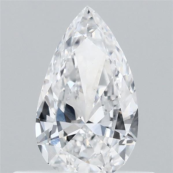 0.42 Carat Pear Lab Grown Diamond, Very Good Polish, E Color, VVS2 Clarity